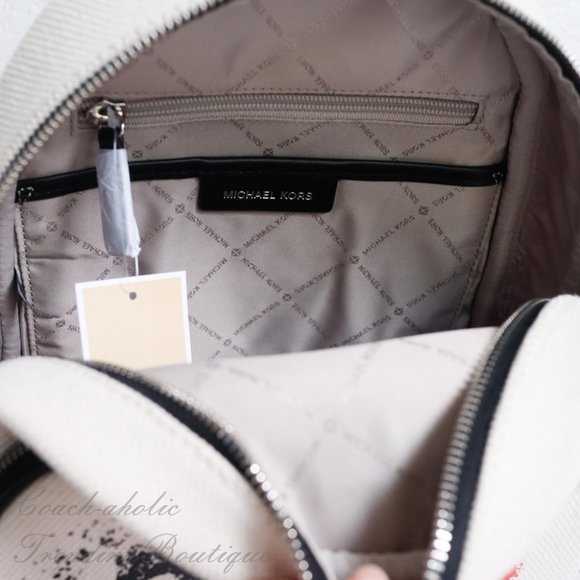 NWT Michael Kors Abbey Backpack with Graffiti - Picture 9 of 10